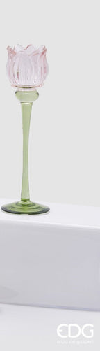 Edg - portacandela tulipano h 27cm | rohome - Rohome