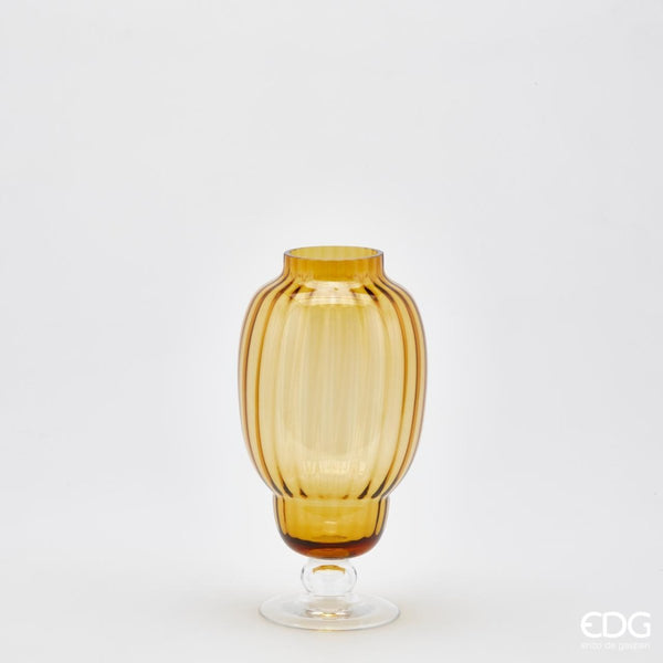 Edg- vaso biforma righe ambra h295 | rohome - Rohome