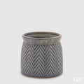 Edg - vaso cachepot spiga blu | rohome | Rohome
