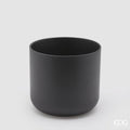 Edg - vaso ceramica classic black h15 | rohome | Rohome