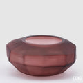 Edg - vaso poliedro basso rosa antico | rohome | Rohome