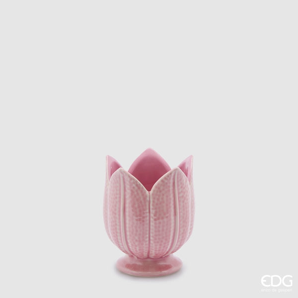 Edg - vaso tulipano h13 rosa | rohome - Rohome