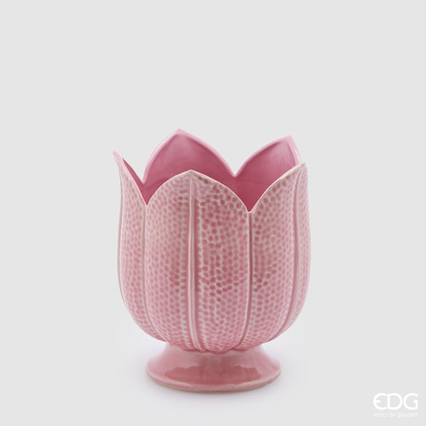 Edg - vaso tulipano h19 rosa | rohome - Rohome