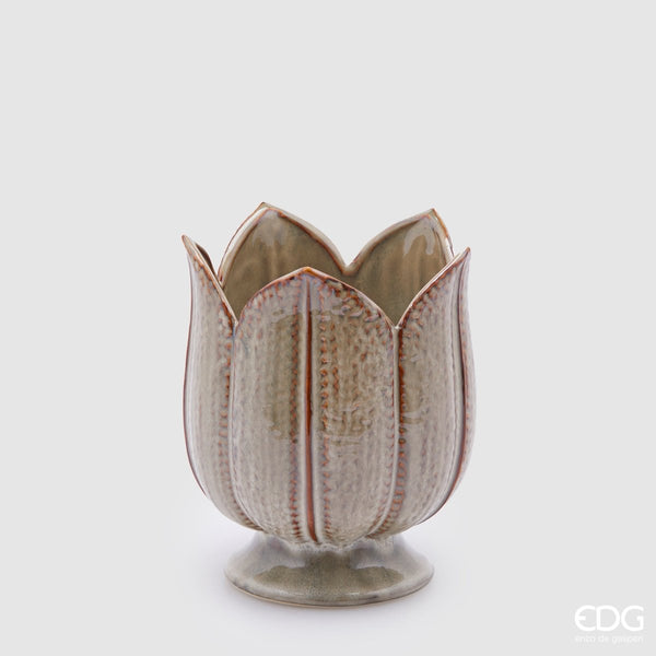 Edg - vaso tulipano h19 beige | rohome - Rohome