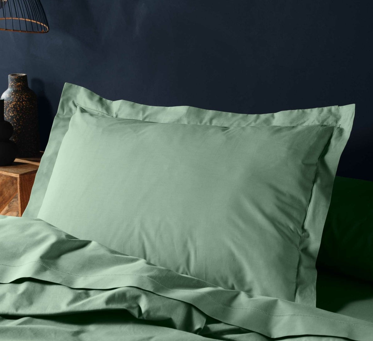 Federa guanciale 50x70cm verde salvia | rohome - Rohome