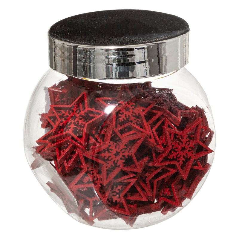 Giara con decorazione stella e fiocco di neve | rohome - Rohome