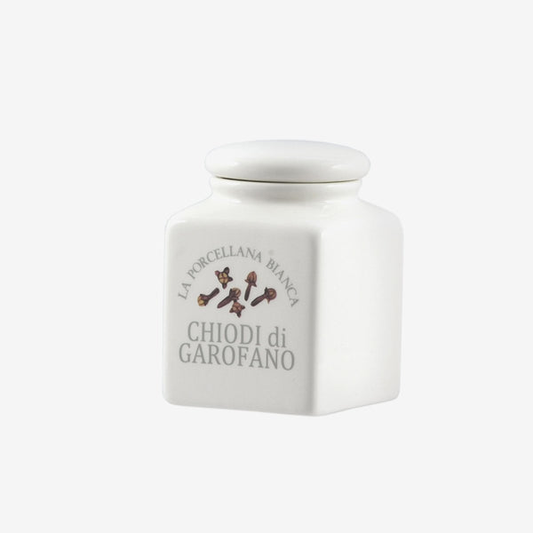 La porcellana bianca - barattolo c.garofano | rohome - Rohome