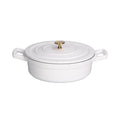 La porcellana bianca - casseruola bassa 28cm | rohome | Rohome