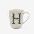 La porcellana bianca - mug lettera h | rohome | Rohome