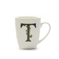 La porcellana bianca - mug lettera t | rohome | Rohome
