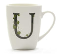 La porcellana bianca - mug lettera u | rohome | Rohome