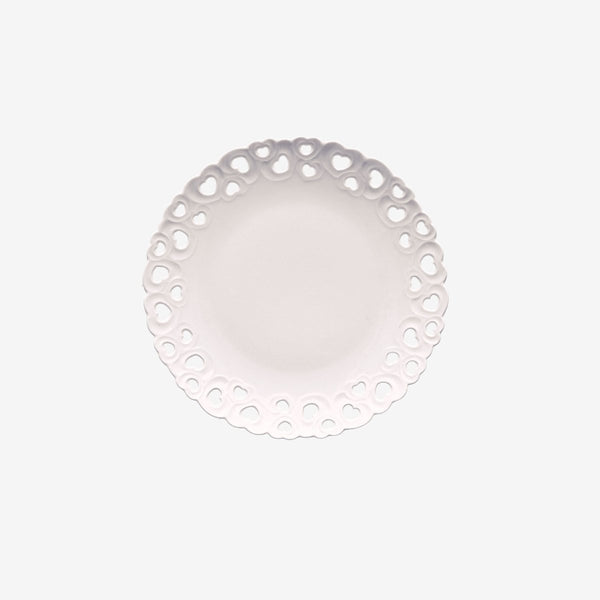 La porcellana bianca - piatto traforato | rohome - Rohome