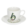 La porcellana bianca - tazzina lettera b | rohome | Rohome