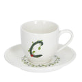 La porcellana bianca - tazzina lettera c | rohome | Rohome