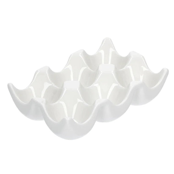 La porcellana bianca - vassoio porta uovo | rohome - Rohome
