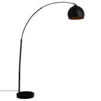 Lampada da terra arco nero | rohome - Rohome