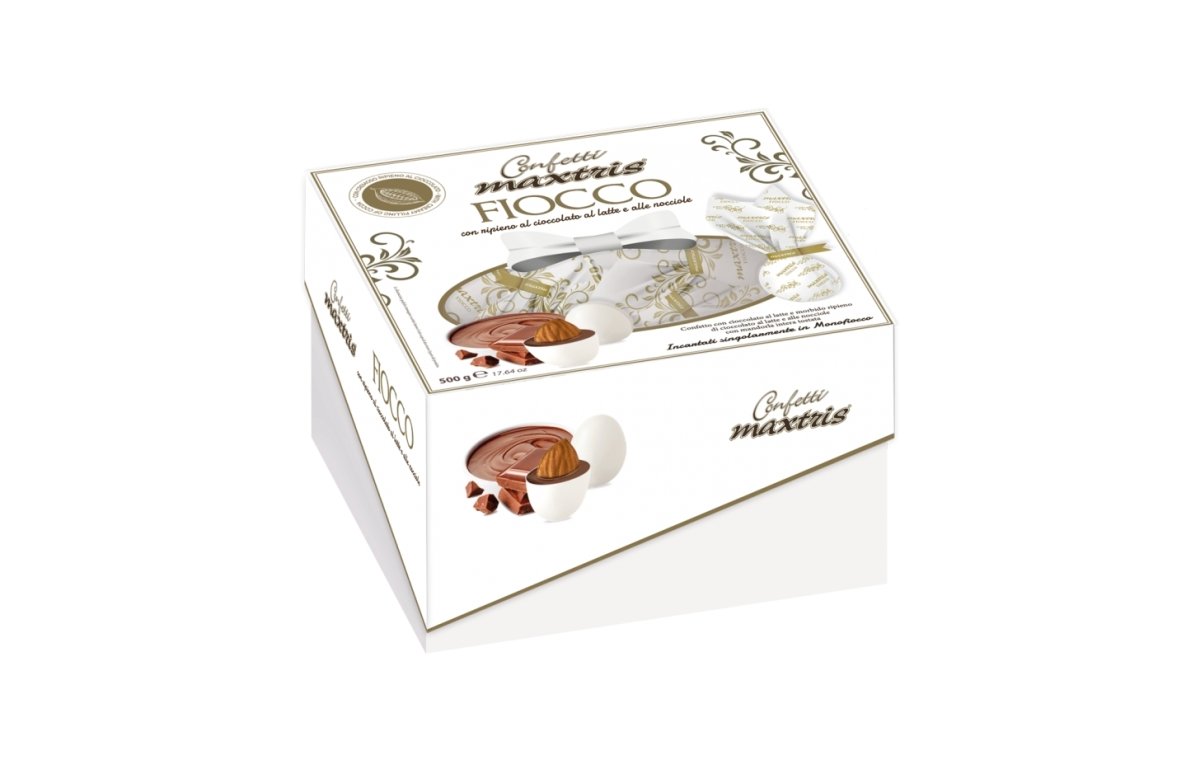 Maxtris - confetto dolce fiocco bianco 400gr | rohome - Rohome