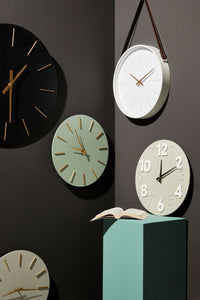 Orologio da parete timeline tortora d40 | rohome - Rohome