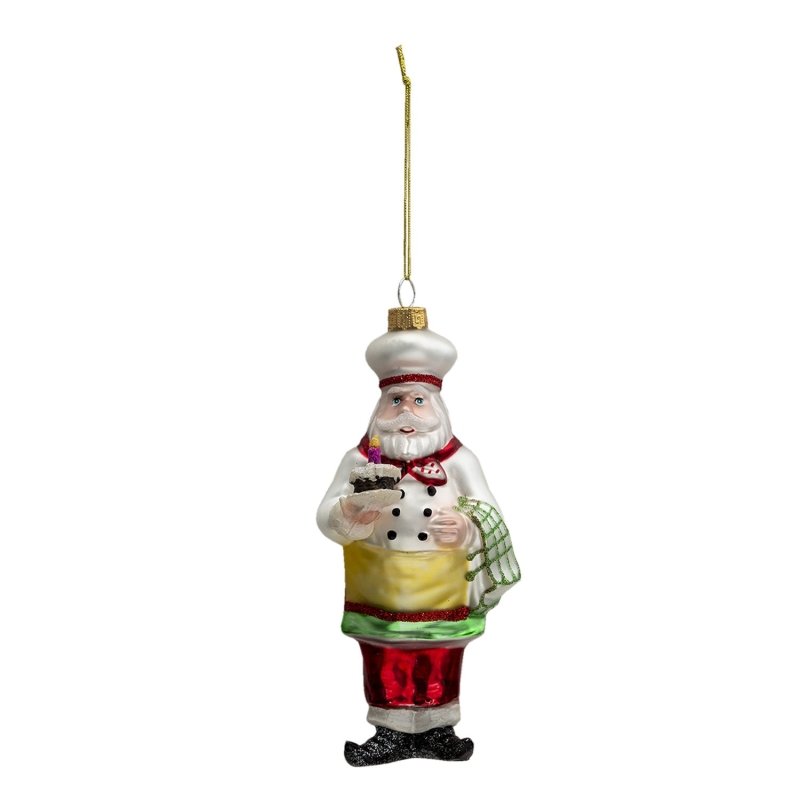 Palla di natale babbo natale chef | rohome - Rohome