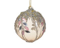 Palla di natale x3 vetro opaco con perle colorate | rohome | Rohome