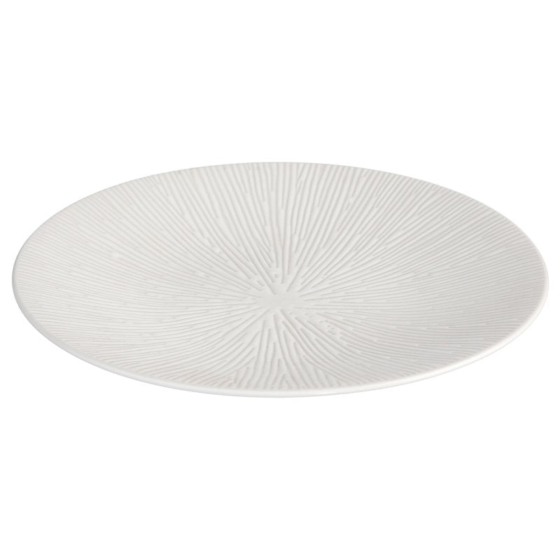Servizio piatti 18 pz bianco crema in gres | rohome - Rohome