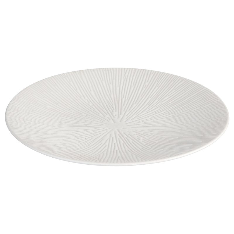 Servizio piatti 18 pz bianco crema in gres | rohome - Rohome