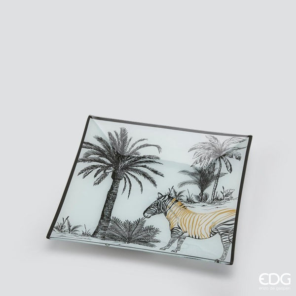 Edg - piatto svuotatasche palme e zebra | rohome - Rohome