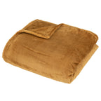 Plaid con tasca ocra | rohome - Rohome