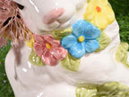 Porta vaso coniglio pasqua in ceramica | rohome - Rohome