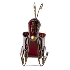 Portavaso rosso slitta 46 cm | rohome - Rohome