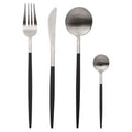Posate inox nero 24pz | rohome | Rohome