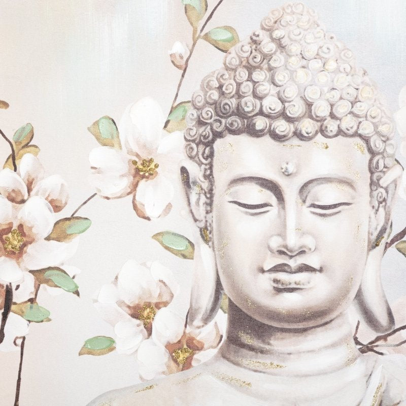 Quadro buddha fiori | rohome - Rohome