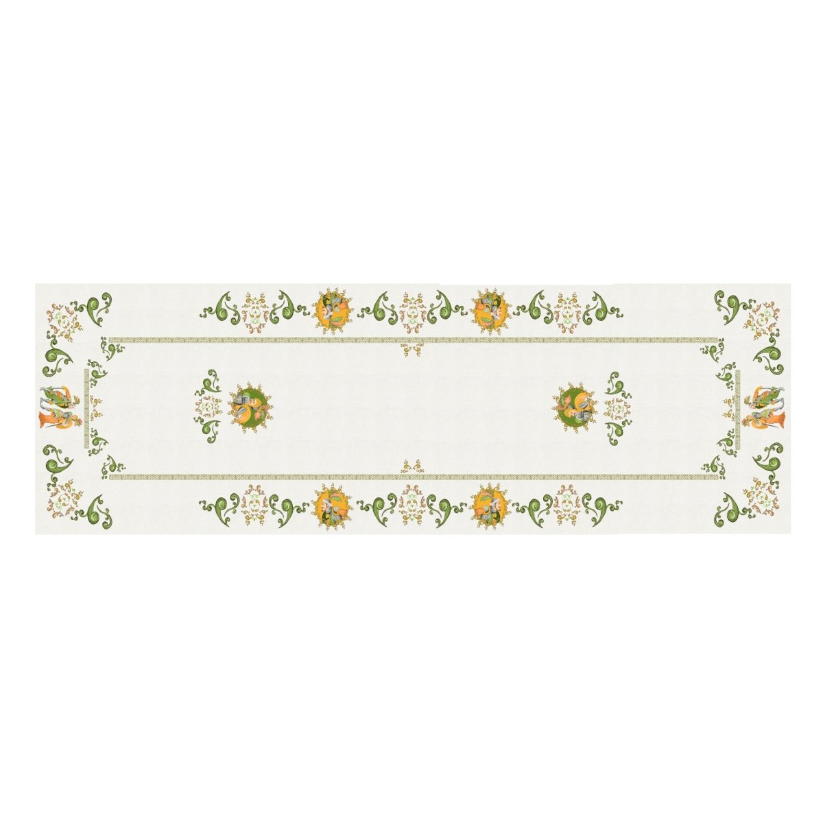 Runner 45x150 pupi siciliani verde | rohome - Rohome