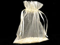 Sacchetto in organza colore ecru' 17x22cm | rohome | Rohome