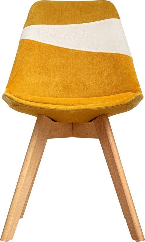 Sedia velluto ocra | rohome - Rohome