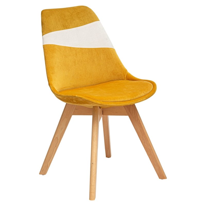 Sedia velluto ocra | rohome - Rohome