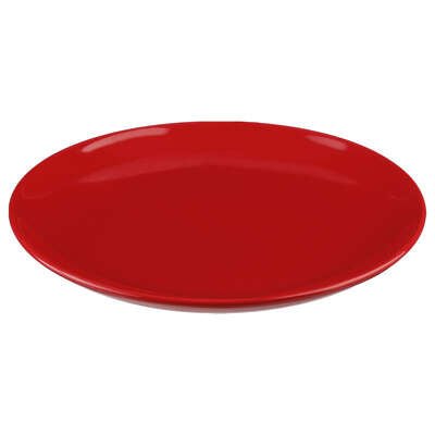 Servizio piatti 18pz colore rosso in gres | rohome - Rohome