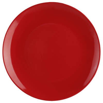 Servizio piatti 18pz colore rosso in gres | rohome - Rohome