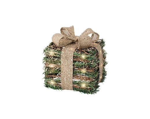 Set 3 decorazioni pacco regalo con led | rohome - Rohome