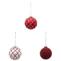 Palla di natale x3 in vetro | rohome | Rohome