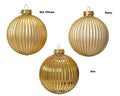 Set 4 palle di natale in vetro oro | rohome | Rohome