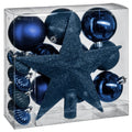 Set di 18 palline di natale blu | rohome | Rohome