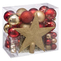 Set di 44 palline di natale rosso ed oro | rohome | Rohome