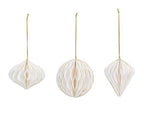 Set sfere bianche h 8 / 10 cm | Rohome