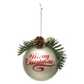 Sfera buon natale bianca | Rohome