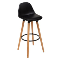 SGABELLO BAR SCANDINAVO NERO - Rohome - -