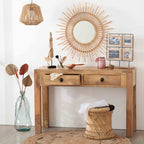 Specchio in rattan sole | rohome - Rohome