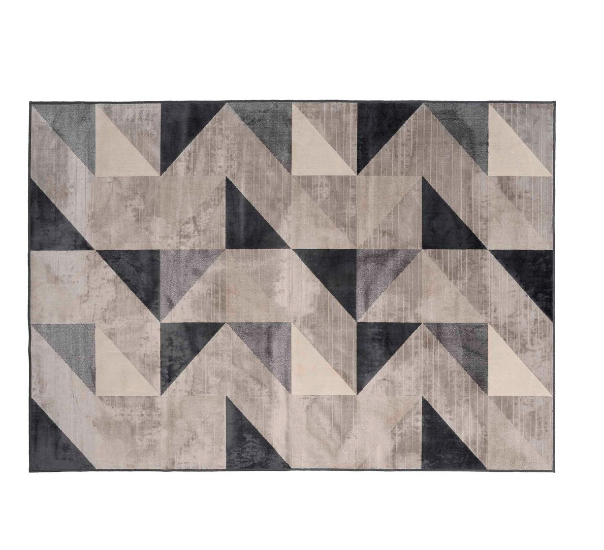 Tappeto 140x200cm viscosa tessuto graphic | rohome - Rohome