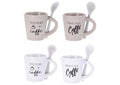 Tazzina in ceramica con cucchiaino | rohome | Rohome