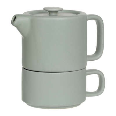 Teiera con tazza colore verde | rohome - Rohome